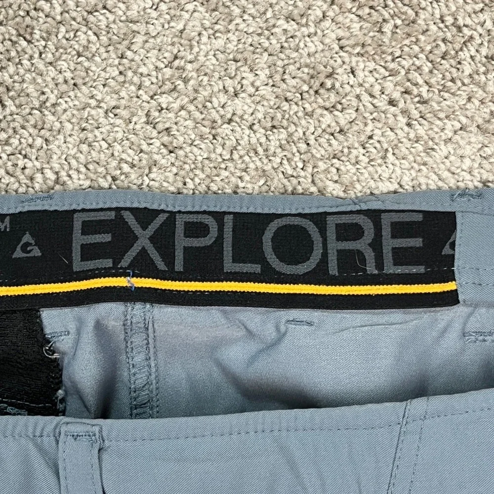 Gerry Shorts Mens 36 9 Gray Stretch Waistband Performance Outdoor Hiking EUC - Picture 9 of 14